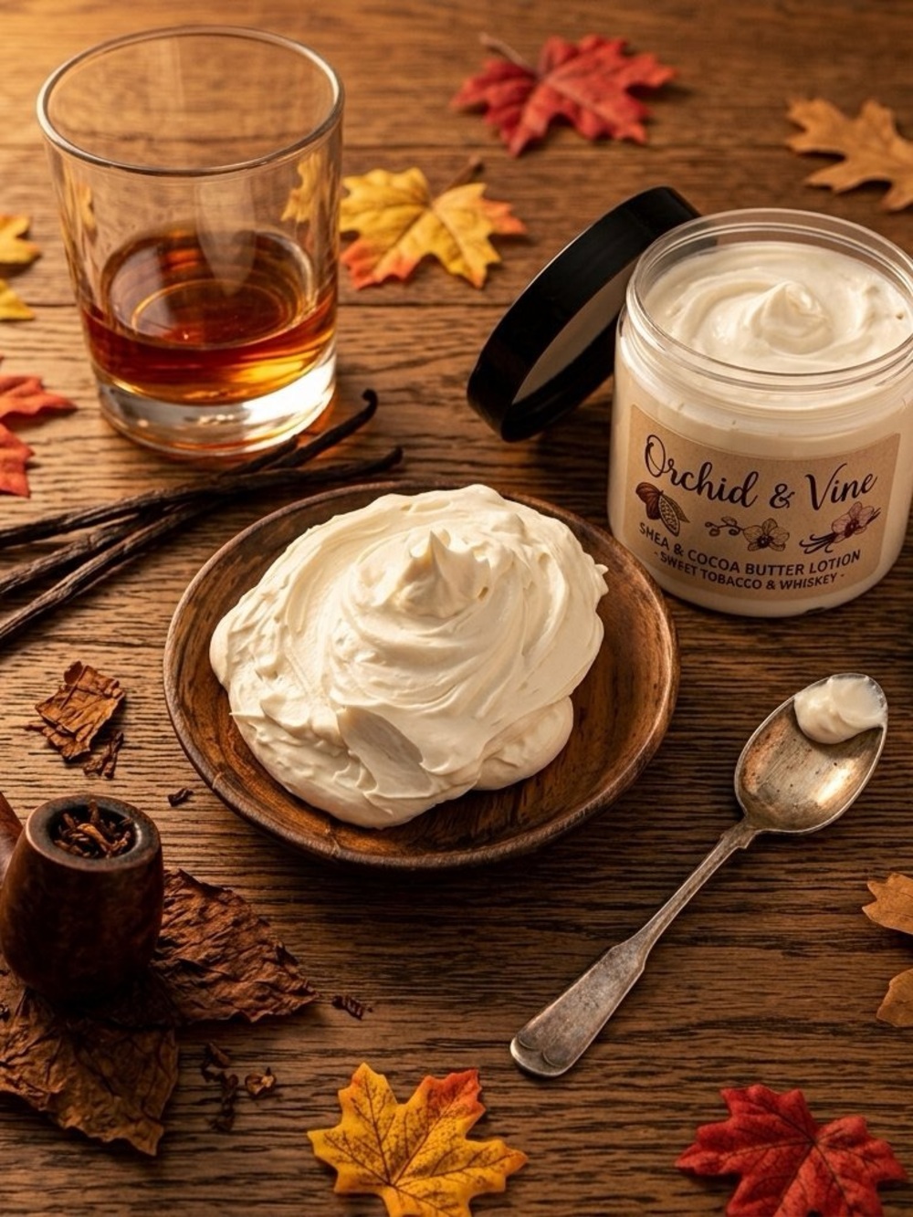 Orchid & Vine Shea & Cocoa Butter Lotion Luxury Hydration Skin Nutrition
